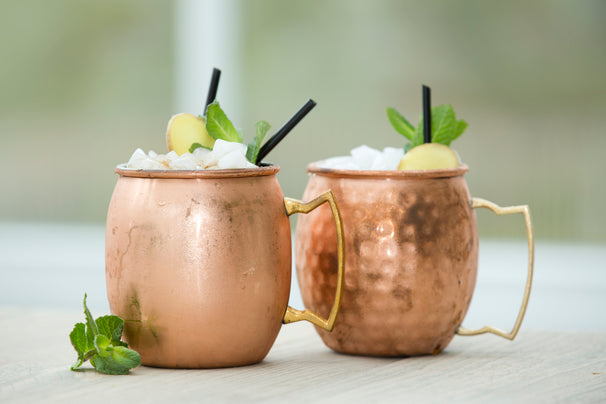 Cookinglife Moscow Mule Cocktailbekers - Koper - 500 ml - 6 Stuks