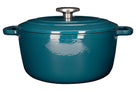 Cosy & Trendy Braadpan met deksel Fontestic Gietijzer Green Heron Ø 24 cm / 4.6 Liter - geëmailleerde anti-aanbaklaag