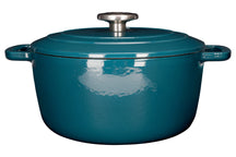Cosy & Trendy Braadpan met deksel Fontestic Gietijzer Green Heron Ø 20 cm / 2.7 Liter - geëmailleerde anti-aanbaklaag