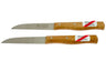 Robert Herder Molenmes RVS Hout - Lemmet 8.5 cm - 2 Stuks