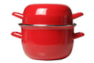 Cosy & Trendy Mosselpan - Emaille - Rood - ø 18 cm / 2.8 liter - geëmailleerde anti-aanbaklaag