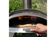 ZiiPa Pizza Oven Piana - Houtgestookt - met Thermometer - Eucalyptus - voor ø 30 cm pizza's - Roterende pizzasteen