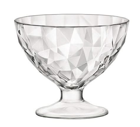 Bormioli Rocco IJscoupes - Sorbetglazen - Diamond - 360 ml - 6 stuks