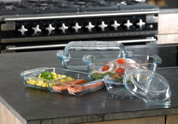 Cosy & Trendy Ovenschaal Glas Grill & Drop 500 Celsius - 29 x 21 x 11 cm / 4.1 liter