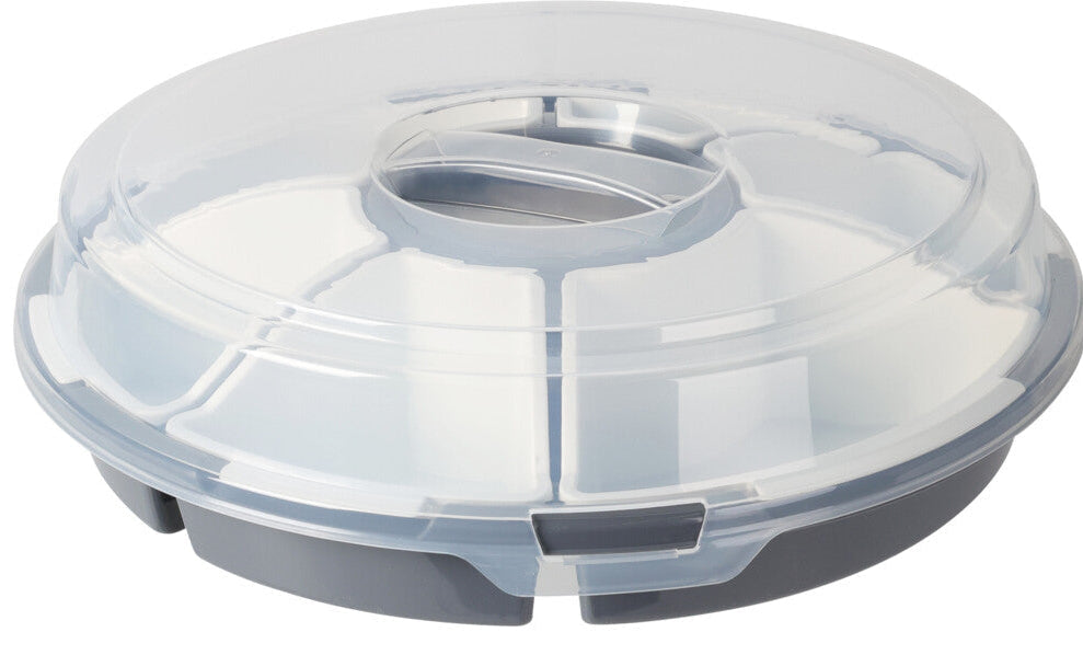 Cookinglife Snackbak Rond Ø 31 cm - met 5 losse bakjes