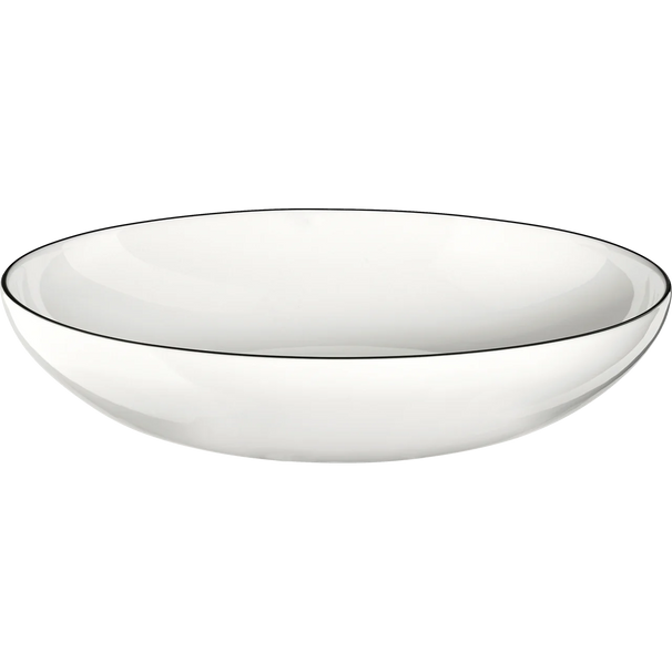 ASA Selection Diepe Borden / Pastaborden A Table Ligne Noire ø 22 cm - 4 Stuks