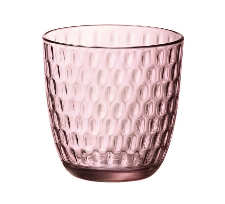 Bormioli Rocco Waterglazen Slot - Roze - 290 ml - 6 stuks
