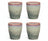 Cosy & Trendy Koffiekopjes / Senseo Kopjes - Trentino 220 ml - 4 Stuks