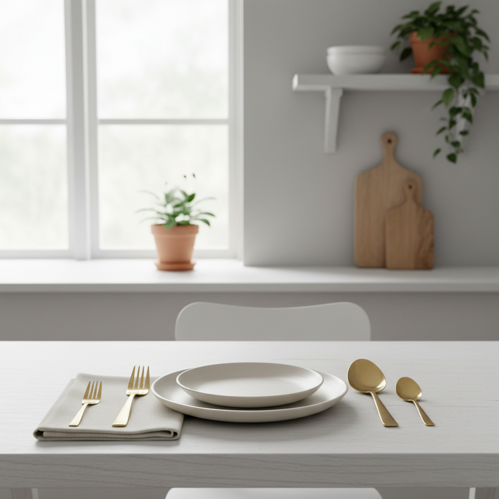 Studio Tavola Bestekset - Classic - Champagne - 42-delig / 8 personen