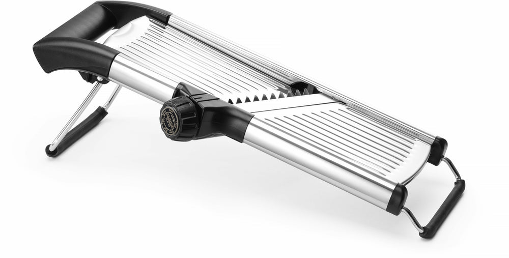 Hendi Mandoline  - Groentesnijder - Keukensnijder - RVS inclusief Verschillende Messen en Vingerbeschermer