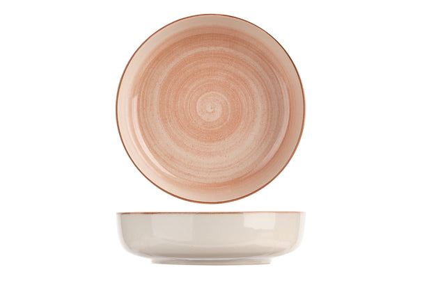 Cosy & Trendy Diepe Borden / Pastaborden Baltic Peach ø 18 cm - 6 stuks