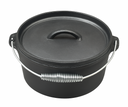 Blackwell Dutch oven / Braadpan met deksel - Gietijzer - ø 25 cm / 4 Liter - zonder anti-aanbaklaag