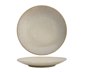 Cookinglife Ontbijtborden / Dessertborden Coastal Lines Ocean Beige ø 21 cm - 6 Stuks