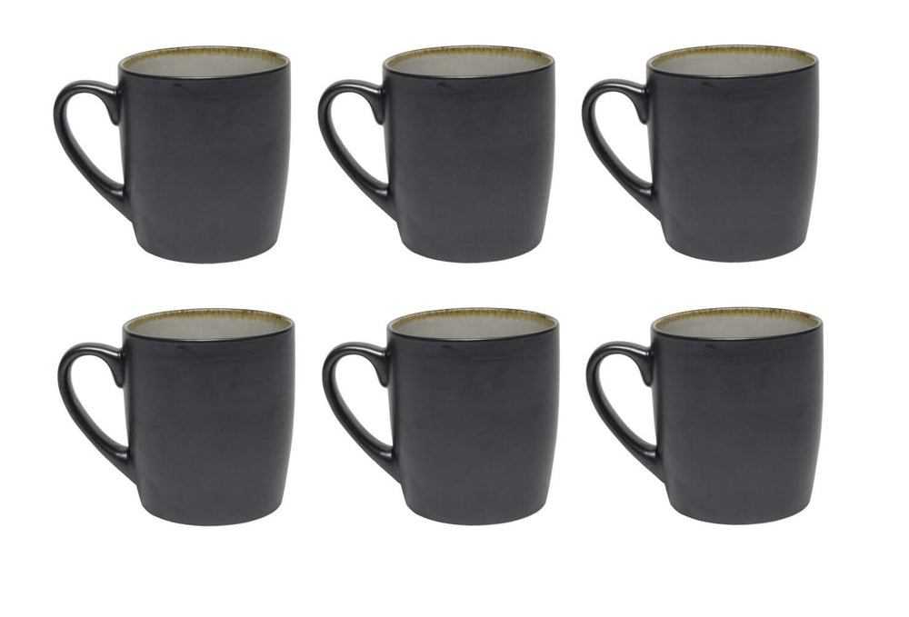 Cookinglife Mokken Nola Warm Grey 350 ml - 6 stuks