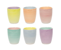 Cookinglife Koffiekopjes / Senseo Kopjes - Pastel Harmony 180 ml - 6 Stuks