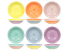 Cookinglife Diepe Borden / Pastaborden Pastel Harmony ø 21 cm - 6 Stuks