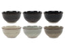 Cookinglife Kleine kommen Delice Grijs ø 12 cm - 6 stuks