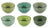 Cookinglife Soepkommen / Kommen Delice Groen ø 14 cm - 6 stuks