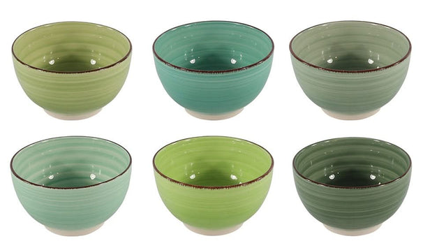 Cookinglife Soepkommen / Kommen Delice Groen ø 14 cm - 6 stuks