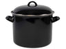 Cookinglife Soeppan - Emaille - Zwart - ø 24 cm / 8 liter - geëmailleerde anti-aanbaklaag