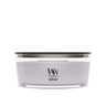WoodWick Geurkaars Ellipse Lavender & Cedar - 9 cm / 19 cm - Geurkaars in Glas - Houten Lont