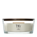 WoodWick Geurkaars Ellipse Fireside - 9 cm / 19 cm - Geurkaars in Glas - Houten Lont