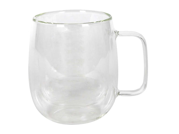 Cookinglife Dubbelwandige Latte macchiato- / theeglazen met oor - 400 ml - 2 Stuks