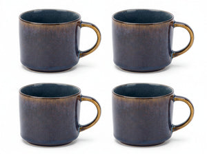 Cosy & Trendy Koffiekopjes / Senseo Kopjes - Quintana Blue - 220 ml - 4 Stuks
