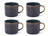 Cosy & Trendy Koffiekopjes / Senseo Kopjes - Quintana Blue - 220 ml - 4 Stuks