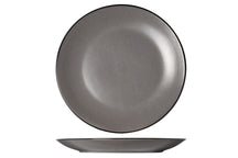 Cosy & Trendy Serviesset Speckle - Grijs 18-delig / 6 personen - 6 dinerborden, 6 diepe borden en 6 ontbijtborden