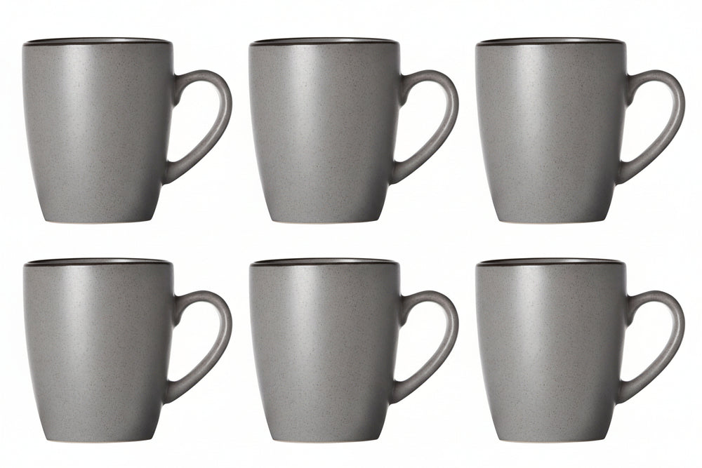 Cosy & Trendy Mokken met Oor - Speckle Grijs - 350 ml - 6 stuks