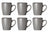 Cosy & Trendy Mokken met Oor - Speckle Grijs - 350 ml - 6 stuks