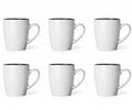 Cosy & Trendy Mokken Speckle Wit 350 ml - 6 stuks