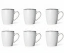 Cosy & Trendy Mokken Speckle Wit 350 ml - 6 stuks