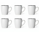 Cosy & Trendy Mokken Speckle Wit 350 ml - 6 stuks