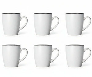 Cosy & Trendy Mokken Speckle Wit 350 ml - 6 stuks