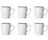 Cosy & Trendy Mokken Speckle Wit 350 ml - 6 stuks