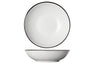 Cosy & Trendy Diepe Borden / Pastaborden Speckle Wit ø 20 cm - 6 stuks