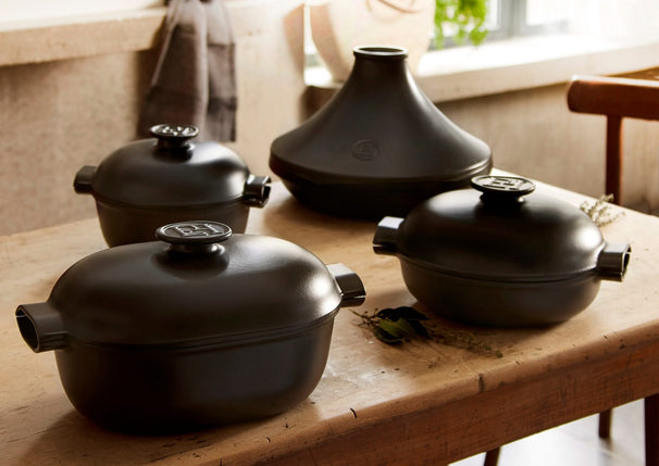 Emile Henry Tajine Delight - Inductie geschikt - Zwart - ø 33.5 cm / 4 Liter