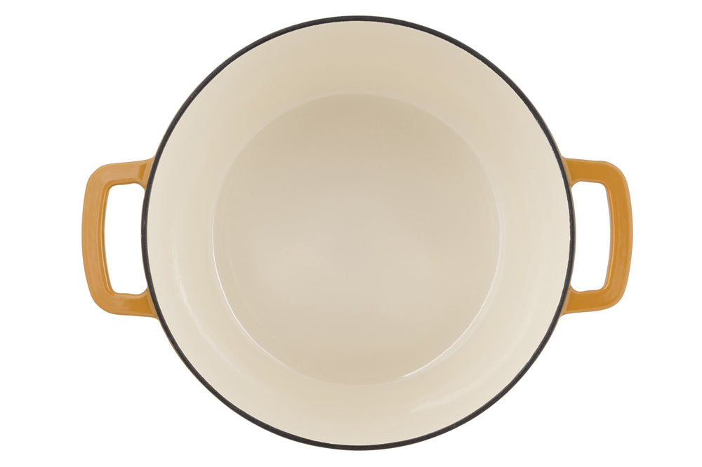 Cosy & Trendy Braadpan met deksel Fontestic Gietijzer Amber Gold - binnenkant