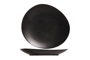 Cosy & Trendy Gebaksbordjes / Kleine Bordjes Vongola Black - 15 x 14 cm - 4 Stuks