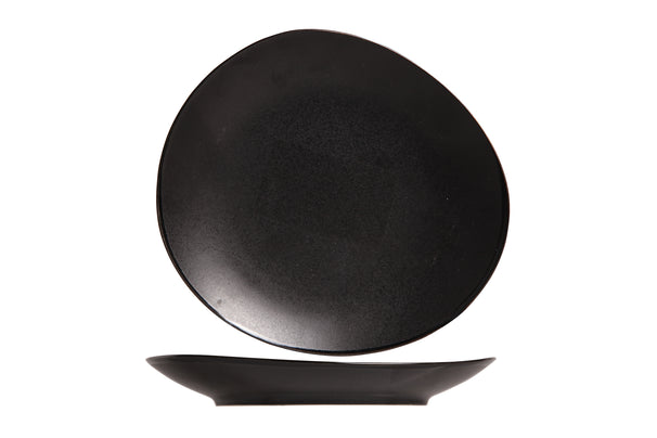 Cosy & Trendy Gebaksbordjes / Kleine Bordjes Vongola Black - 15 x 14 cm - 4 Stuks