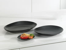 Cosy & Trendy Gebaksbordjes / Kleine Bordjes Vongola Black - 15 x 14 cm - 4 Stuks