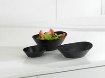 Cosy & Trendy Dinerborden Vongola Black - 28 x 26 cm - 4 Stuks