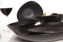 Cosy & Trendy Dinerborden Vongola Black - 28 x 26 cm - 4 Stuks