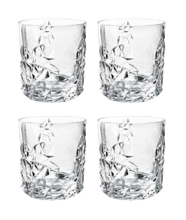 Nachtmann Whiskey Glazen Sculpture - 370 ml - 4 stuks