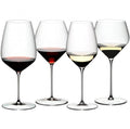 Riedel Wijnglazenset Veloce - Cabernet / Merlot, Pinot Noir / Nebbiolo, Riesling & Chardonnay - 4 Stuks