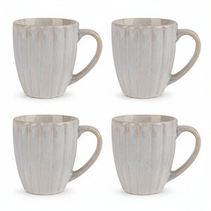 Cosy & Trendy Mokken Astera Pure Wit - ø 9 cm / 350 ml - 4 Stuks