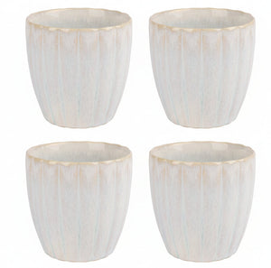 Cosy & Trendy Koffiekopjes / Senseo Kopjes - Astera Pure Wit - 240 ml - 4 Stuks