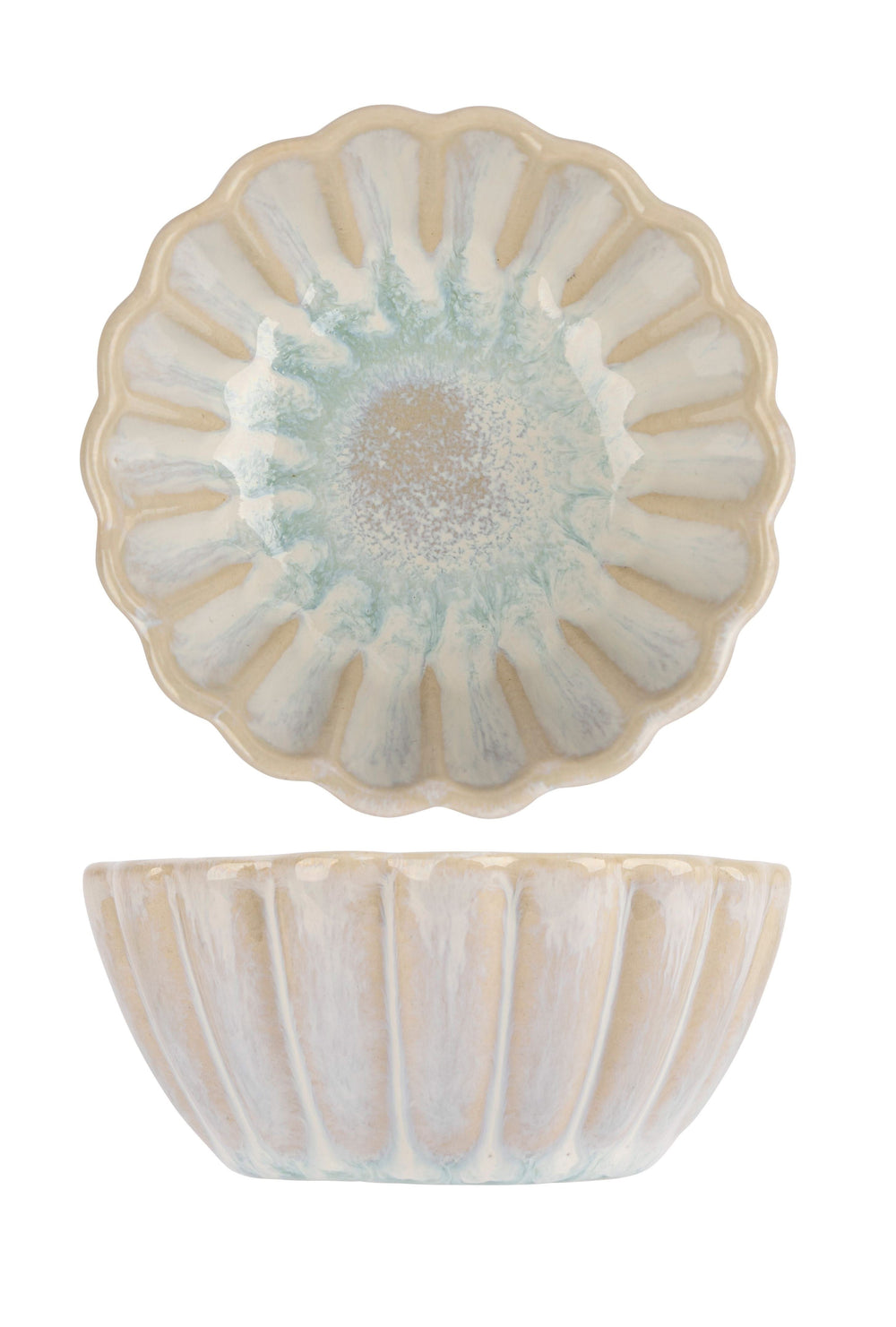 Cosy & Trendy Kleine Schaaltjes / Dipschaaltjes Astera Pure Wit - ø 7.5 cm - 4 Stuks
